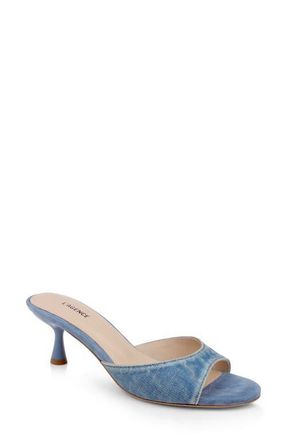 L'agence Arleen Slide Sandal in Light Denim at Nordstrom, Size 7.5