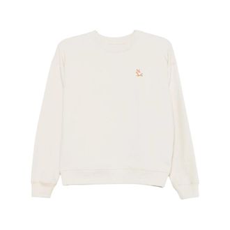 Maison Kitsun&eacute; Mrwjs 10Km 0341 Mobei - Dames - Sweatshirts - Beige - XS - Hoodies & sweatvesten