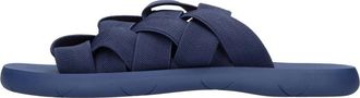 Bottega Veneta Intrecciato Flat Mule - Heren - Sandalen - Blauw - 40 EU - Schoenen
