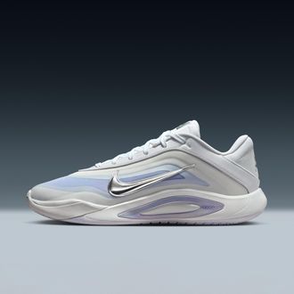 Nike Womens AOne OG Pearl Aja Wilson Basketball Shoes in White | FZ8605-100