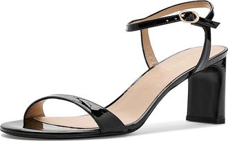 Stuart Weitzman Babette 60 Womens Sandals Black : 5.5 M, Leather