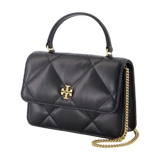Tory Burch Kira Diamond Top Handle Bag - Black