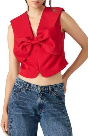 Steve Madden Ayanna Sleeveless Crop Top in Dark Red at Nordstrom Rack, Size X-Large