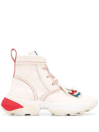 Hogan Interaction high-top sneakers - Beige