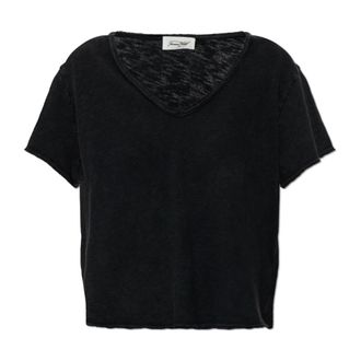 American Vintage Dames, Tops, Zwart, Maat: L Katoen