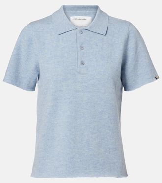 Extreme Cashmere N&deg;198 Salamander cashmere-blend polo shirt