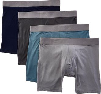 Elie Tahari 4Pk Modern Fit Luxe Micro Ultra Soft Boxer Brief