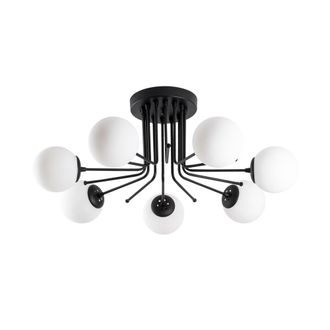 Wonderlamp Wonderlamp - Plaf&oacute;n De Techo Marga Negro (7 Luces)
