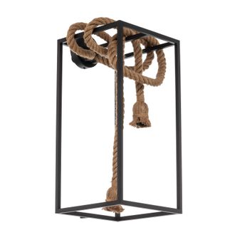 Lucande Lucande L&aacute;mpara De Pared vlados En Negro Metal