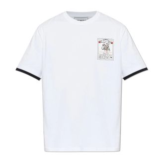 Iceberg T-Shirts, male, White, Size: XL Printed T-shirt