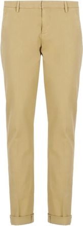 Dondup Cotton Chinos - Heren - Chinos - Beige - W32 - Katoen - Broeken
