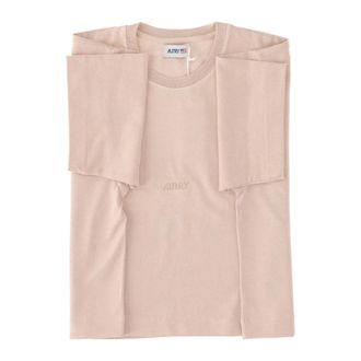 Autry Long Sleeve Tops, female, Pink, Size: M Cropped T-Shirt