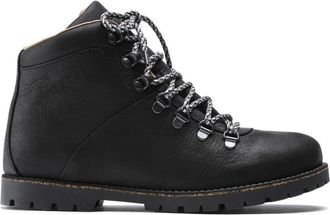 Birkenstock Jackson Smalle Pasvorm - Dames - Veterlaarzen - Zwart - 36 EU - Leer - Schoenen