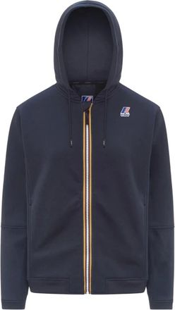 K-Way Hoodies & sweatvesten, Dames, Blauw, M, Katoen, Prosper Hoodie