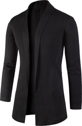 Generic Mens Lightweight Cardigan Sweater Slim Fit Knitted Button Cardigan Sweater Slim Fit Cable Knit Button Up Cotton Sweater with Pockets Shawl Collar Jack