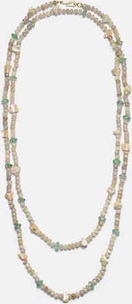 Ileana Makri Collana con perline e pietre preziose
