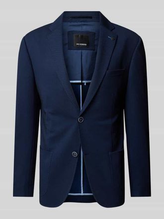 Roy Robson Regular Fit Sakko mit Strukturmuster in Marine, Größe 25