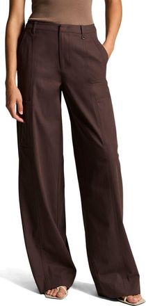 Vince Mid Rise Wide Leg Panel Pants in Iron at Nordstrom, Size 12
