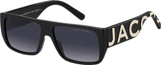 Marc Jacobs Zonnebril - Dames - Zonnebrillen - Zwart - 57 MM - Accessoires