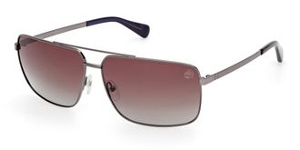 Timberland TB00030 Polarized 06H Mens Sunglasses Silver Size 66