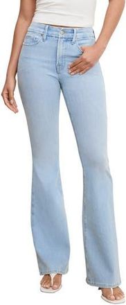 Good American Soft-Tech Good Legs Flare Jeans in Indigo841 at Nordstrom Rack, Size 20