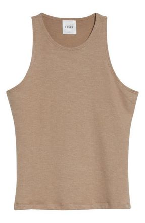 Leset Lauren Scoop Neck Tank in Sable at Nordstrom, Size X-Large