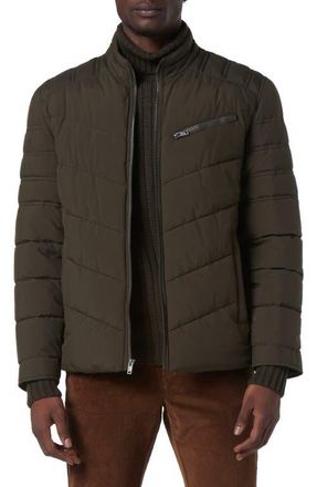 Andrew Marc Winslow Quilted Jacket in Juniper at Nordstrom, Size Large
