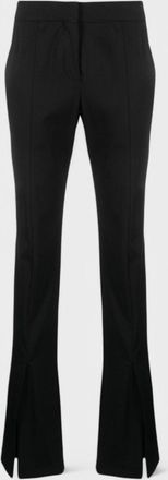 Off-white Womens Wool Blend Basic Slim Pant Black - Size Medium