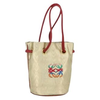 Loewe Pre-owned Bucket Bags, female, Yellow, Size: ONE SIZE Pre-owned Tote Bag