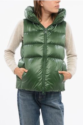 Herno GLOBE Hooded Sleeveless Down Jacket size 40