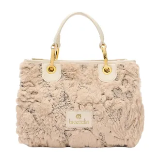 Braccialini Borsa a mano in ecopelliccia - - Bags - Donna - Bianco - ONE SIZE