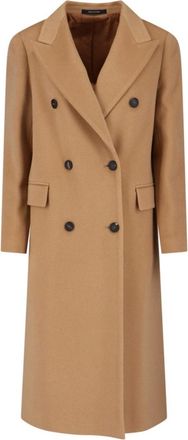 Tagliatore Jole Coat Midi Cashmere - Brown