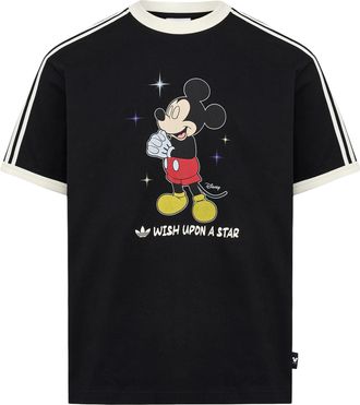 adidas x Disney Mickey Mouse Wish T-Shirt Asia Sizing Black KT7774
