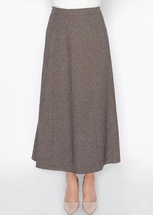 YAL New York Brown Midi Skirt