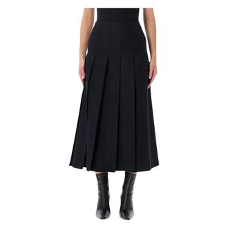 STUDIO NICHOLSON Fuse Skirt - Dames - Rokken - Zwart - Maat: 2XS Wol