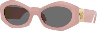 Versace VE4466U 546387 Womens Sunglasses Pink Size 54