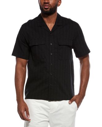 Onia Linen-Blend Utility Shirt