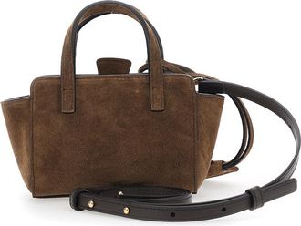 Hidesins Womens Mini Suede Handbag Brown Bag