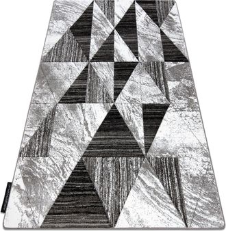 RugsX Alfombra Alter Nano Tri&aacute;ngulos Gris Grey 160x220 Cm