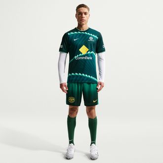 Nike Australia 2026 Stadium Home Nike Mens Dri-FIT Soccer Replica Shorts in Green | IR0924-340