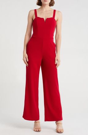 Bebe Wide Leg Jumpsuit in Red at Nordstrom Rack, Size X-Small
