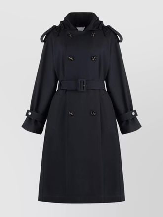 Bottega Veneta wool double-breasted trench coat