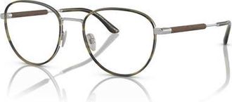 Giorgio Armani 52mm Phantos optical glasses in Silver at Nordstrom
