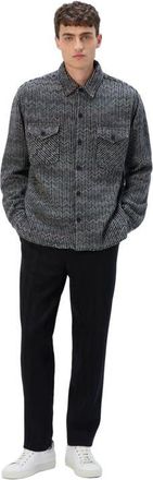Missoni Overshirt In Wool-cotton Blend With Zigzag Pattern in Multicoloured at Nordstrom, Size 52 It