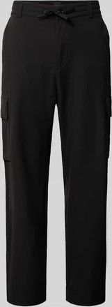 Boss Orange by Hugo Boss BOSS Orange Relaxed Fit Cargohose mit G&uuml;rtelschlaufen Modell SRACKY in Black, Gr&ouml;&szlig;e 102