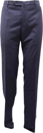 PT01 Wollen Broek Cm 13 CO Df 01Z00Cl 1 - Heren - Slim Fit Broeken - Blauw - 4XL - Wol - Broeken