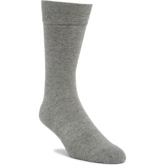 Nordstrom Cushion Foot Socks in Medium Grey Heather at Nordstrom
