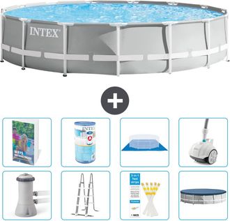 Intex Piscina Prism Frame Redonda - 457x107 Cm - 9-piezas S549