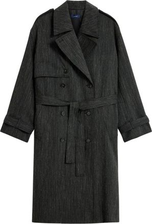 SOEUR Abrigo Jourdain con cintur&oacute;n - Coats - Mujer - Gris - 2XS