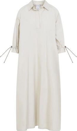 Max Mara Mirto Chemisier Jurk - Dames - Casual kleedjes - Beige - XS - Katoen - Kleedjes